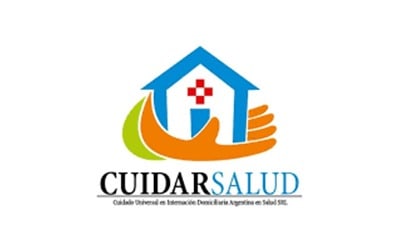 Logo de CuidarSalud, Cuidados Universales en Informática Descentralizada Argentina en Salud SRL, plataforma de servicios de salud en Argentina