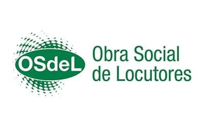 Logo de OSdeL, Obra Social de Locutores, entidad de salud para profesionales de la locución en Argentina