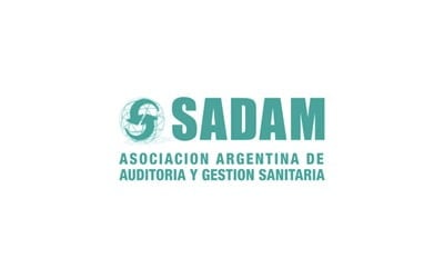 Logo de SADAM - Asociación Argentina de Auditoría y Gestión Sanitaria, organización dedicada a la auditoría y gestión sanitaria en Argentina