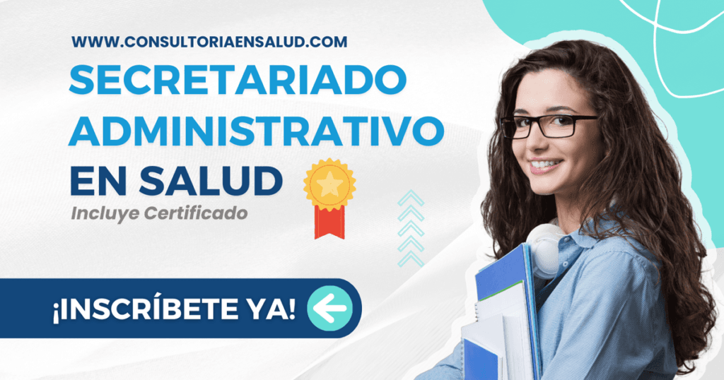 Curso Secretariado Administrativo en Salud Portada